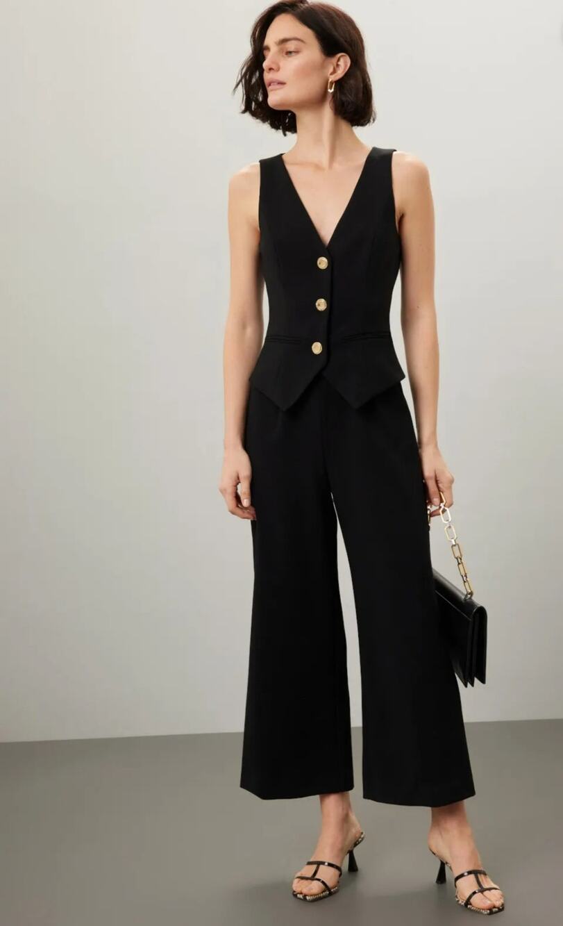 Black Halo Sloane Jumpsuit Women Size 14